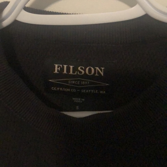 Filson waffle knit thermal crewneck Mens small - Picture 3 of 3
